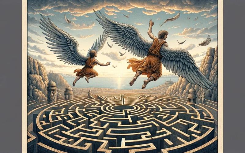 Odkryj mit o Dedalu i Ikarze w fascynującym audiobooku