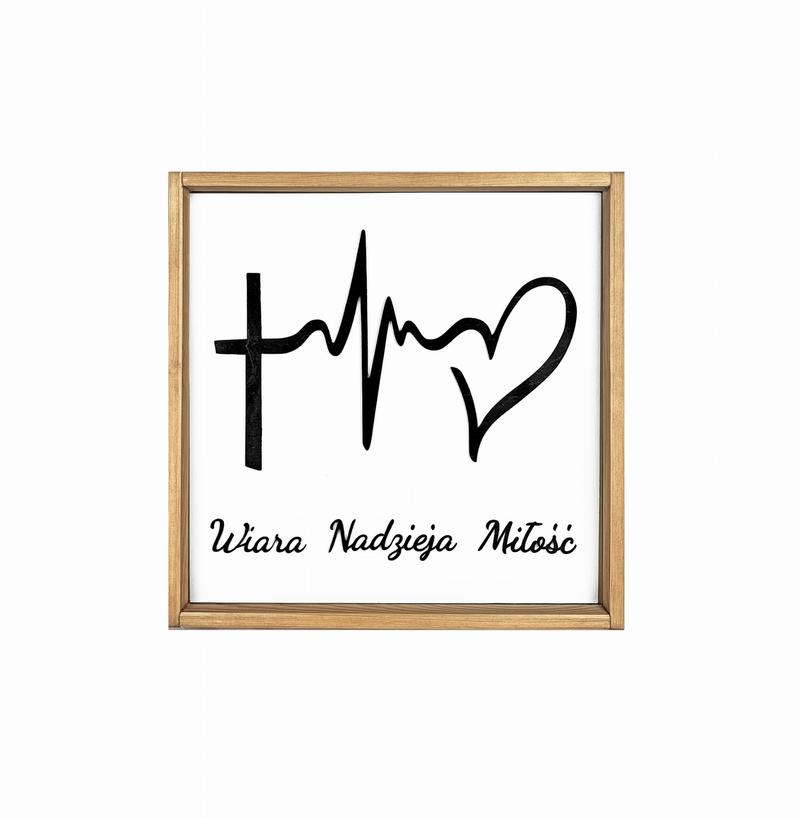 Poezja o wierze nadziei i miłości