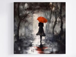 Kiedy krople deszczu malują wiersze na oknach